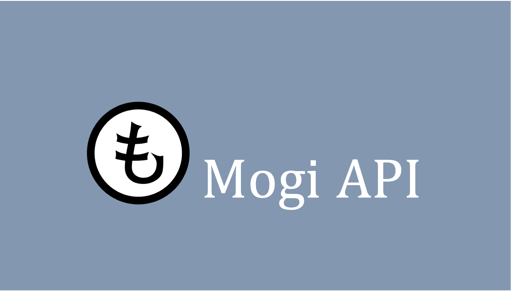 Mogi API Mogi api